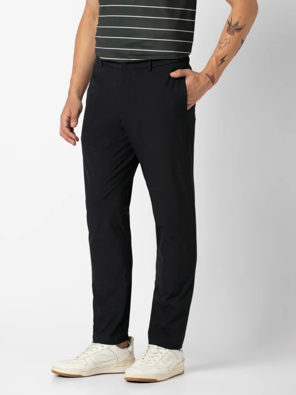 Bearbottom Tour Pant Mens M30 Black Slim Fit Stain Resistant 29 Length